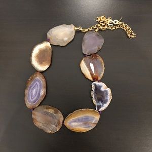 22 carat gold agate necklace